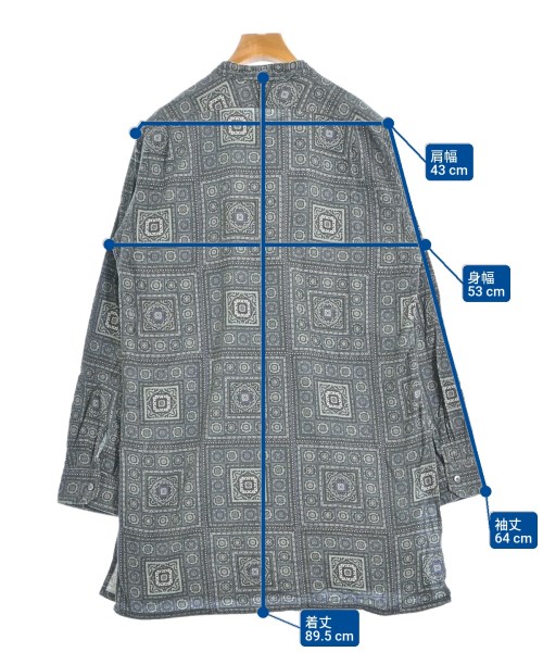 Engineered Garments（エンジニアドガーメンツ）カジュアルシャツ グレー サイズ:M メンズ/2200653550084