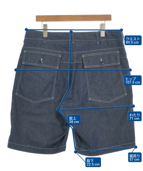 Engineered Garments（エンジニアドガーメンツ）ショートパンツ 紺 サイズ:M メンズ/2200702270062