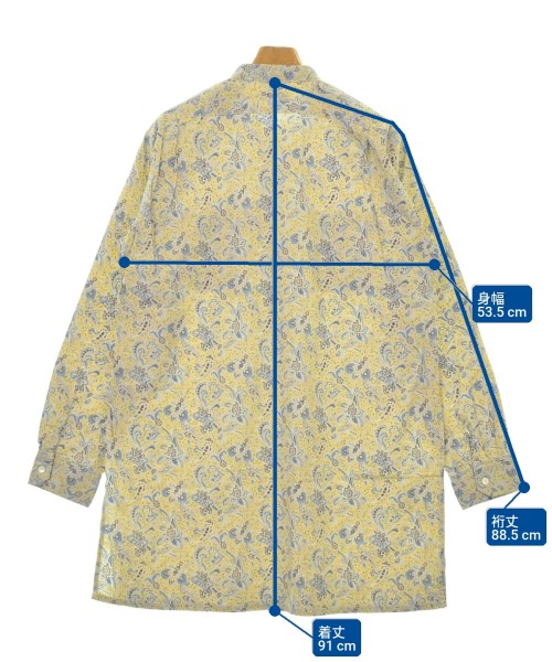 Engineered Garments（エンジニアドガーメンツ）カジュアルシャツ 黄 サイズ:M メンズ/2200705007078
