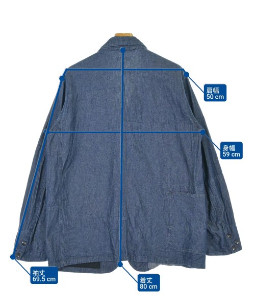 Engineered Garments（エンジニアドガーメンツ）カジュアルジャケット 紺 サイズ:S メンズ/2200707008028