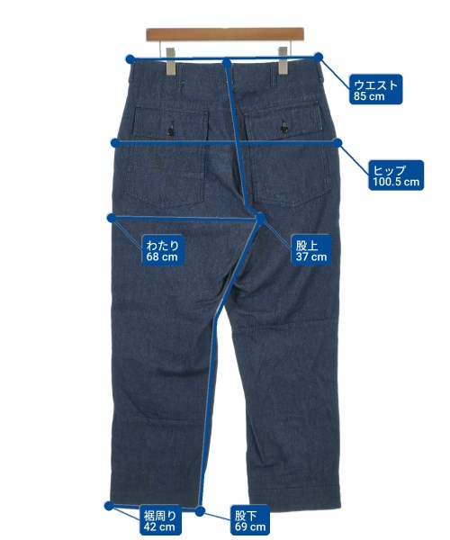 Engineered Garments（エンジニアドガーメンツ）デニムパンツ 紺 サイズ:S メンズ/2200707008165