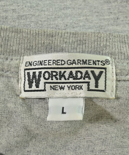 Engineered Garments WORKADAY（エンジニアードガーメンツワーカーデイ）Tシャツ・カットソー グレー サイズ:L メンズ/2200707731087