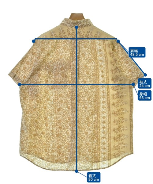 Engineered Garments（エンジニアドガーメンツ）カジュアルシャツ 茶 サイズ:L メンズ/2200709030058