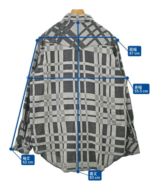 Engineered Garments（エンジニアドガーメンツ）カジュアルシャツ グレー サイズ:M メンズ/2200662976066