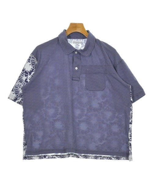 Engineered Garments(エンジニアドガーメンツ)ポロシャツ 紺 サイズ:M/2200662976097
