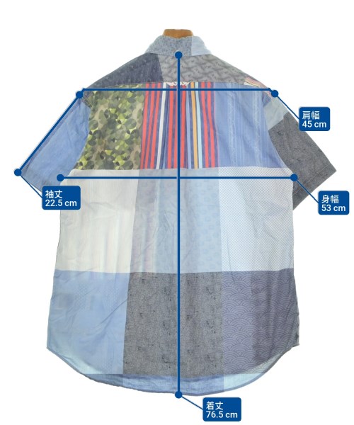 Engineered Garments（エンジニアドガーメンツ）カジュアルシャツ 青 サイズ:S メンズ/2200663553020