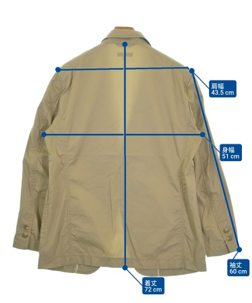 Engineered Garments（エンジニアドガーメンツ）テーラードジャケット ベージュ サイズ:S メンズ/2200664104047