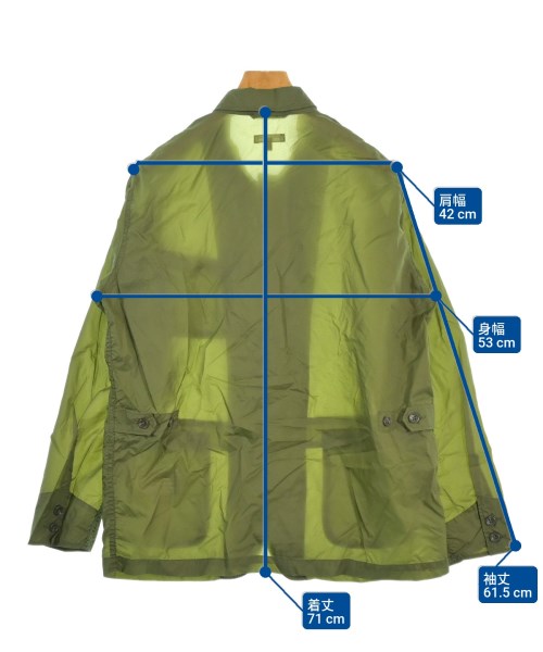 Engineered Garments（エンジニアドガーメンツ）カジュアルジャケット カーキ サイズ:S メンズ/2200663334087
