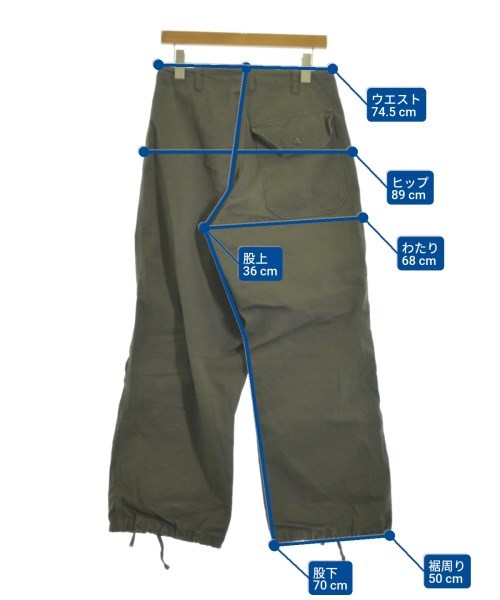 Engineered Garments（エンジニアドガーメンツ）カーゴパンツ カーキ サイズ:XXS メンズ/2200665436024