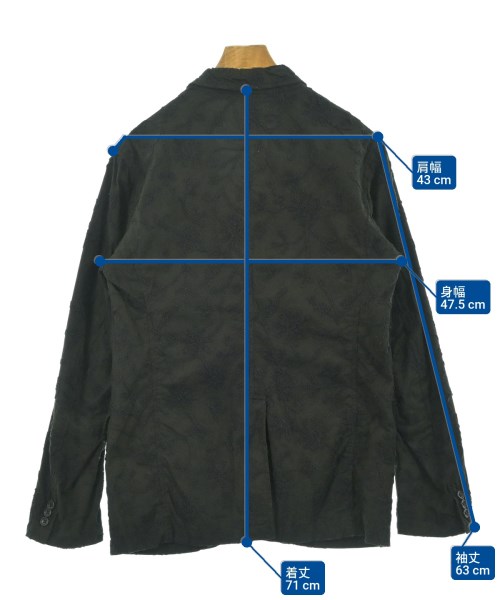 Engineered Garments（エンジニアドガーメンツ）テーラードジャケット 黒 サイズ:S メンズ/2200667057043