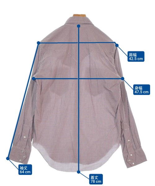 Engineered Garments（エンジニアドガーメンツ）カジュアルシャツ 赤 サイズ:S メンズ/2200667057098