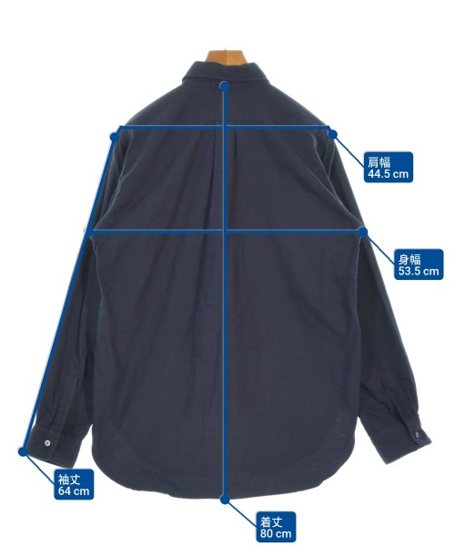 Engineered Garments（エンジニアドガーメンツ）カジュアルシャツ 紺 サイズ:M メンズ/2200667057135