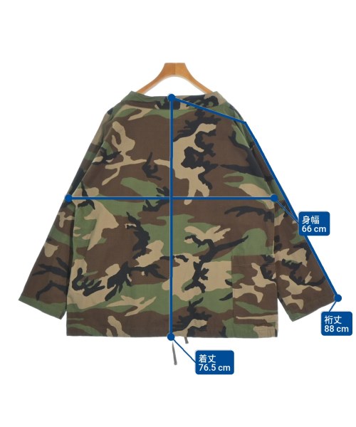 Engineered Garments（エンジニアドガーメンツ）カジュアルシャツ 緑 サイズ:M メンズ/2200667057203