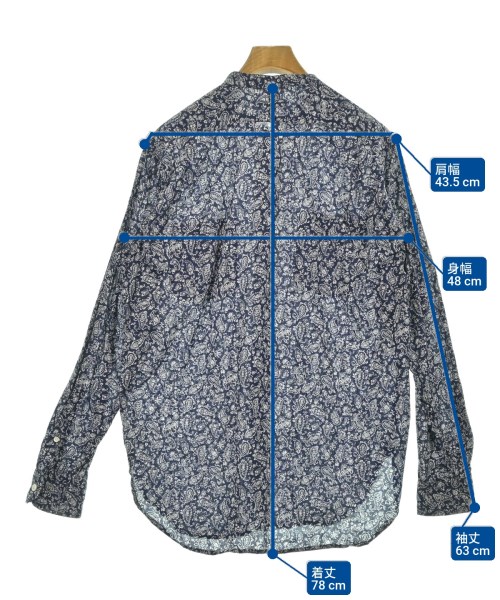 Engineered Garments（エンジニアドガーメンツ）カジュアルシャツ 紺 サイズ:M メンズ/2200667057210