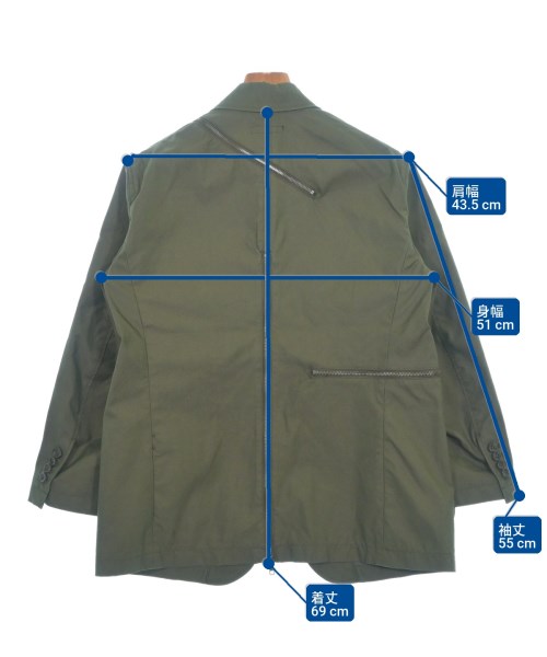 Engineered Garments（エンジニアドガーメンツ）カジュアルジャケット 緑 サイズ:XXS メンズ/2200666541086