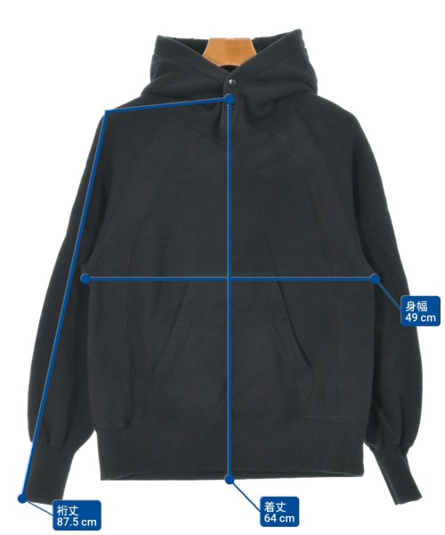 Engineered Garments（エンジニアドガーメンツ）パーカー 黒 サイズ:XXS メンズ/2200666541192