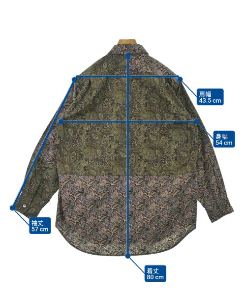 Engineered Garments（エンジニアドガーメンツ）カジュアルシャツ カーキ サイズ:XS メンズ/2200671113032