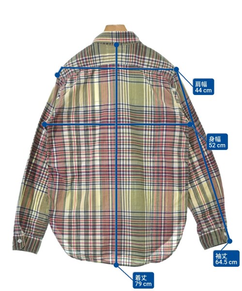 Engineered Garments（エンジニアドガーメンツ）カジュアルシャツ ベージュ サイズ:M メンズ/2200670337170