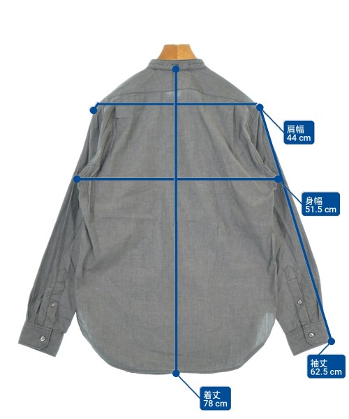 Engineered Garments（エンジニアドガーメンツ）カジュアルシャツ グレー サイズ:S メンズ/2200730057017