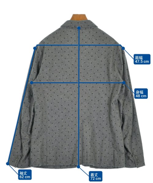 Engineered Garments（エンジニアドガーメンツ）テーラードジャケット グレー サイズ:M メンズ/2200732000035