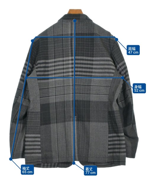 Engineered Garments（エンジニアドガーメンツ）テーラードジャケット グレー サイズ:M メンズ/2200732000066
