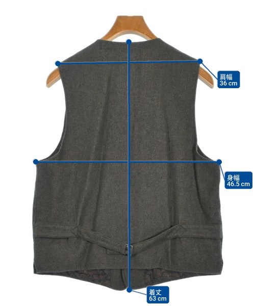 Engineered Garments（エンジニアドガーメンツ）ドレスシャツ 茶 サイズ:M メンズ/2200732000080
