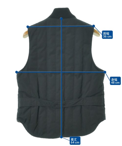 Engineered Garments（エンジニアドガーメンツ）ダウンジャケット/ダウンベスト 黒 サイズ:S メンズ/2200735647077