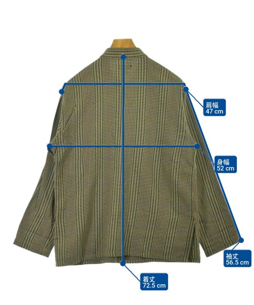 Engineered Garments（エンジニアドガーメンツ）カジュアルシャツ 緑 サイズ:XS メンズ/2200735647121