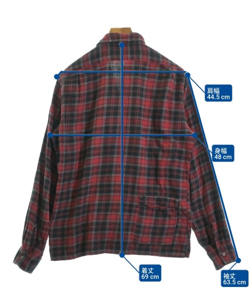 Engineered Garments（エンジニアドガーメンツ）カジュアルシャツ 赤 サイズ:S メンズ/2200737040074