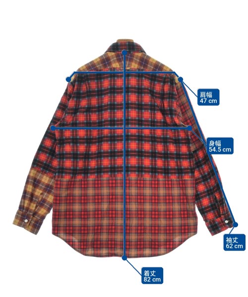 Engineered Garments（エンジニアドガーメンツ）カジュアルシャツ 赤 サイズ:M メンズ/2200720007053