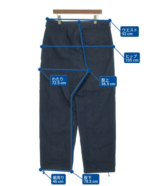 Engineered Garments（エンジニアドガーメンツ）デニムパンツ 紺 サイズ:M メンズ/2200720007077