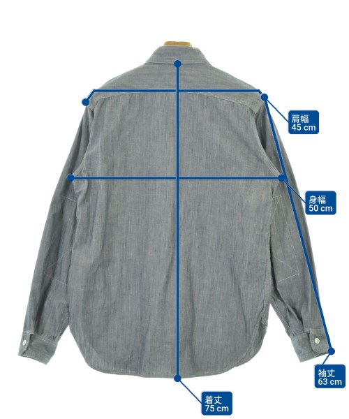 Engineered Garments（エンジニアドガーメンツ）カジュアルシャツ 青 サイズ:M メンズ/2200717399161