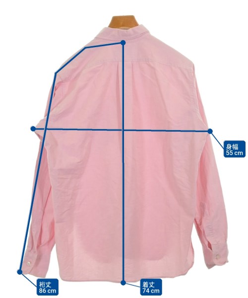 Engineered Garments（エンジニアドガーメンツ）カジュアルシャツ ピンク サイズ:S メンズ/2200721806020