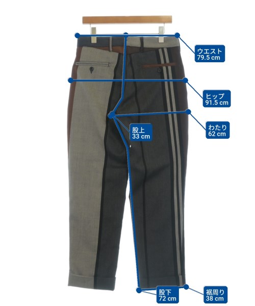Engineered Garments（エンジニアドガーメンツ）スラックス グレー サイズ:XS メンズ/2200723328032