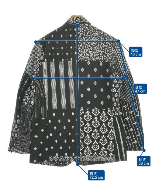 Engineered Garments（エンジニアドガーメンツ）カジュアルジャケット 黒 サイズ:XS メンズ/2200721981024