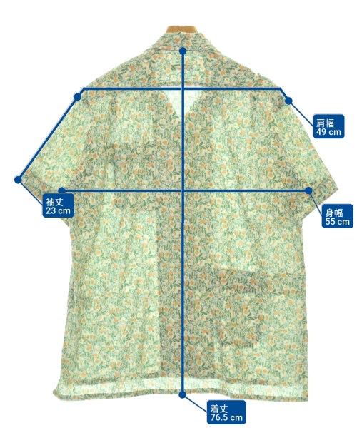 Engineered Garments（エンジニアドガーメンツ）カジュアルシャツ 青 サイズ:S メンズ/2200721981086