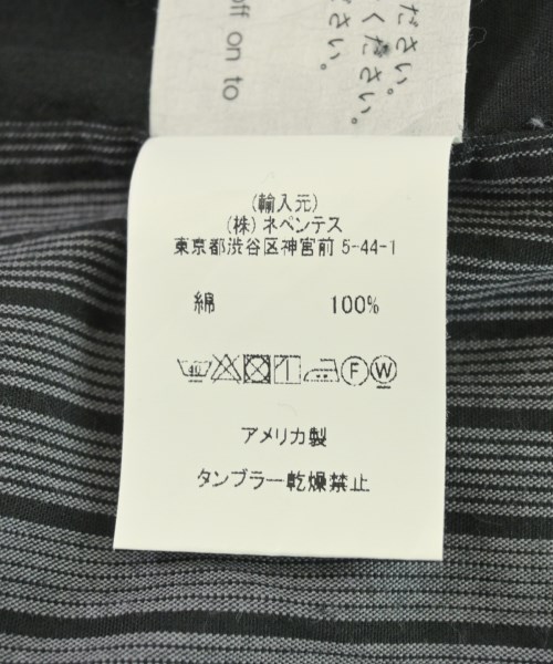 Engineered Garments（エンジニアドガーメンツ）カジュアルシャツ 黒 サイズ:S メンズ/2200721981093