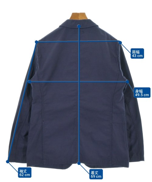 Engineered Garments（エンジニアドガーメンツ）テーラードジャケット 紺 サイズ:S メンズ/2200719758195