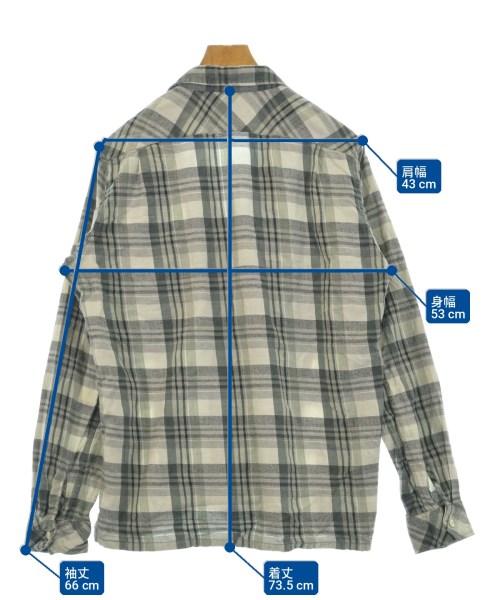 Engineered Garments（エンジニアドガーメンツ）カジュアルシャツ グレー サイズ:M メンズ/2200721287065