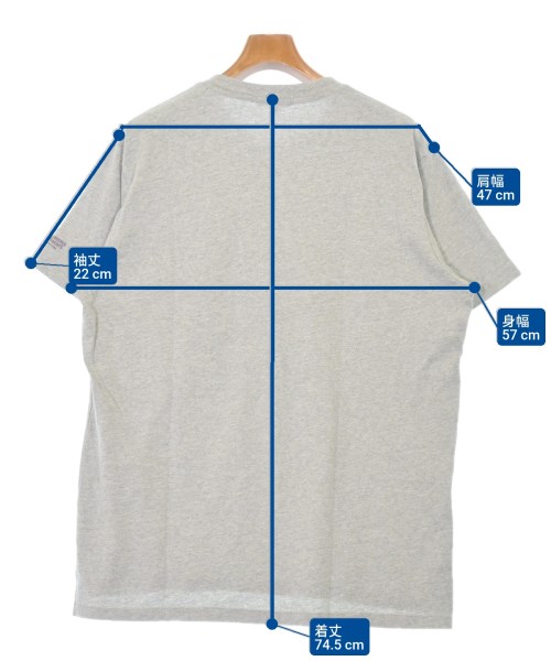 Engineered Garments（エンジニアドガーメンツ）Tシャツ・カットソー グレー サイズ:L メンズ/2200682900140