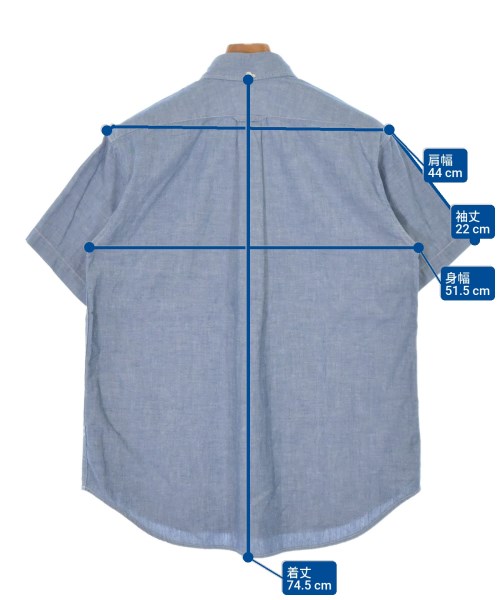 Engineered Garments（エンジニアドガーメンツ）カジュアルシャツ 青 サイズ:XS メンズ/2200681988095