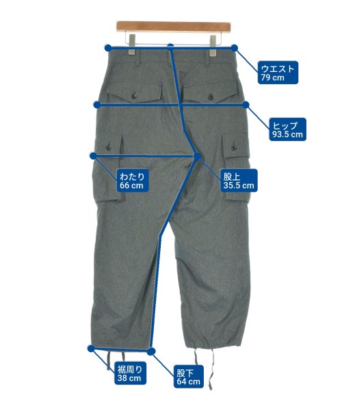 Engineered Garments（エンジニアドガーメンツ）カーゴパンツ グレー サイズ:XS メンズ/2200686718048