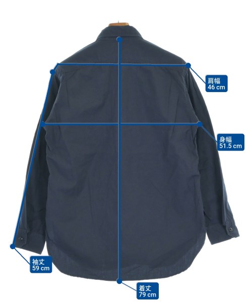 Engineered Garments（エンジニアドガーメンツ）カジュアルシャツ 紺 サイズ:XS メンズ/2200683130089