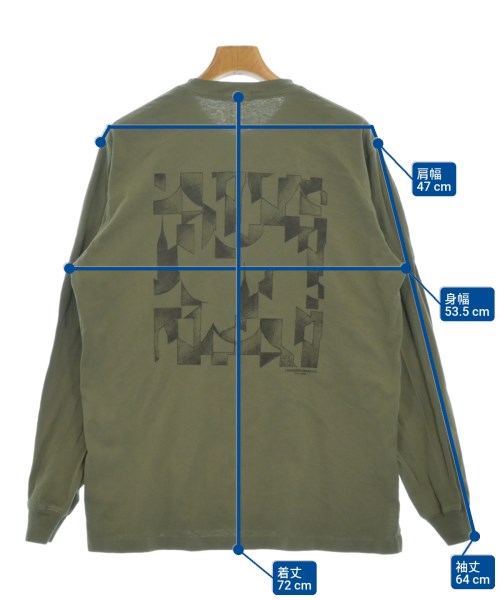 Engineered Garments（エンジニアドガーメンツ）Tシャツ・カットソー カーキ サイズ:S メンズ/2200688267070