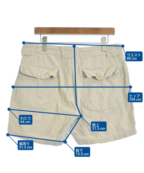 Engineered Garments（エンジニアドガーメンツ）ショートパンツ 白 サイズ:L メンズ/2200688967109