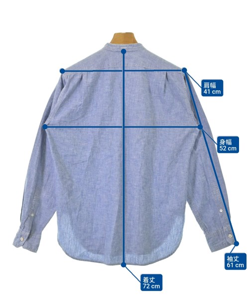 Engineered Garments（エンジニアドガーメンツ）カジュアルシャツ 青 サイズ:S メンズ/2200684522210