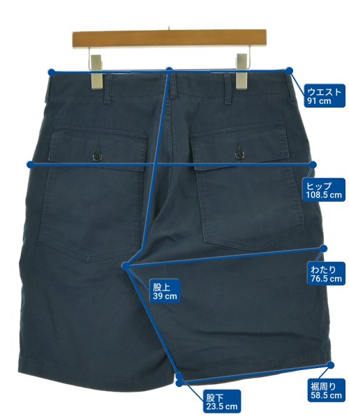 Engineered Garments（エンジニアドガーメンツ）ショートパンツ 紺 サイズ:M メンズ/2200689657085
