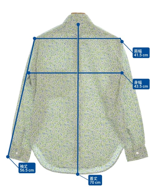 Engineered Garments（エンジニアドガーメンツ）カジュアルシャツ 緑 サイズ:XS メンズ/2200690452020