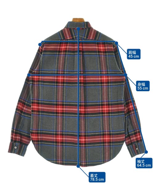 Engineered Garments（エンジニアドガーメンツ）カジュアルシャツ グレー サイズ:S メンズ/2200690481044
