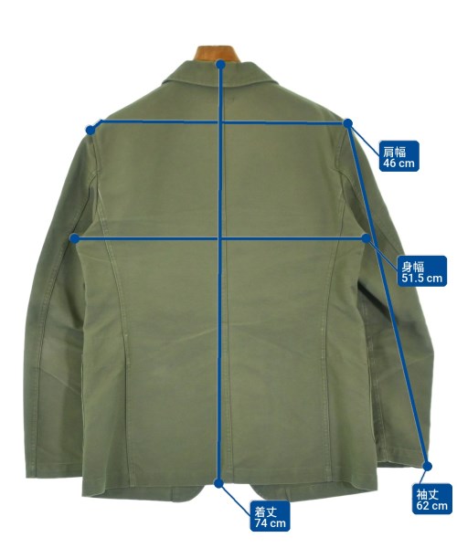 Engineered Garments（エンジニアドガーメンツ）カジュアルジャケット カーキ サイズ:M メンズ/2200690481075